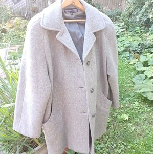 Vintage Herman Kay Ladies Winter Coat 16 Gray